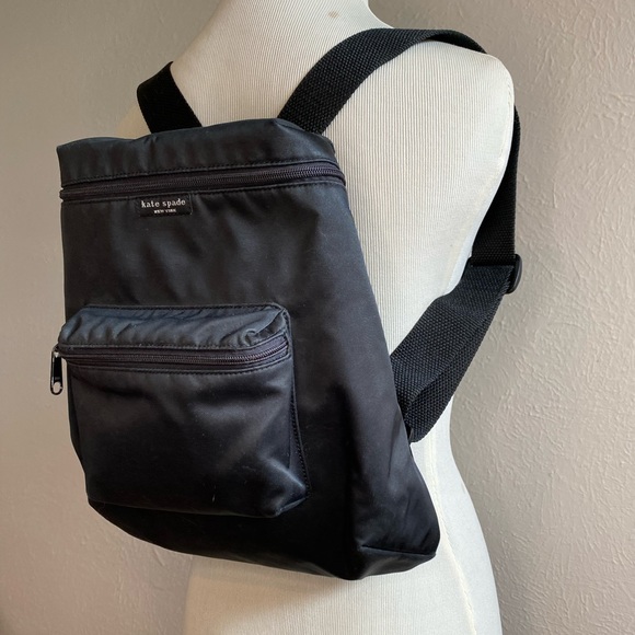 Kate Spade Vinyl Mini Backpack with two pockets - Picture 5 of 8